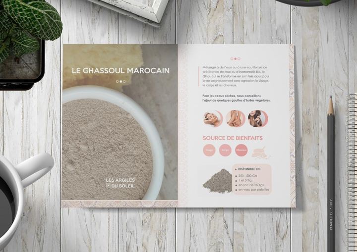 Leaflet Les Argiles du Soleil