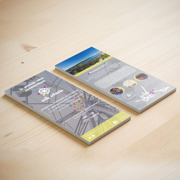 Flyer recto verso Arts Wheels